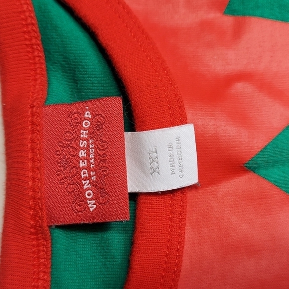 Wondershop at Target Holiday Elf Pajama Top & Bottom Size XXL - Picture 2 of 14
